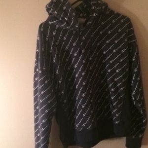 Champion hoodie navy blue